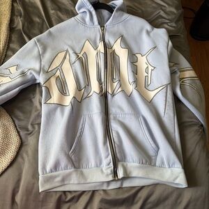 Trendy Boutique Light Blue Hoodie Sweater